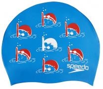 Dětská plavecká čepice Speedo slogan