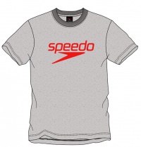 Tričko Speedo Large Logo T-shirt Grey