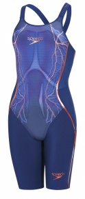 Závodní dámské plavky Speedo Fastskin LZR Racer X Closedback Kneeskin Blue Závodní dámské plavky Speedo Fastskin LZR Racer X Closedback Kneeskin Blue