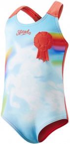 Speedo Sunkissed Shine Applique 1 Piece Kids Watermelon Speedo Sunkissed Shine Applique 1 Piece Kids Watermelon