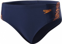 Chlapecké plavky Speedo Boom Splice 6.5cm Brief Boy Navy/Fluo Orange