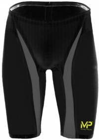 Závodní pánské plavky Michael Phelps XPRESSO Jammer Black/Silver Závodní pánské plavky Michael Phelps XPRESSO Jammer Black/Silver
