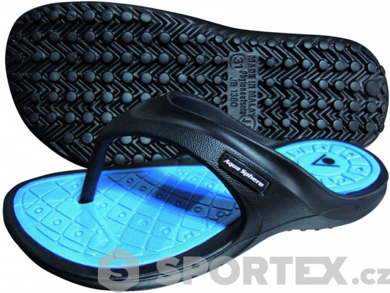 Žabky Aqua Sphere Tyre Junior Black/Light Blue