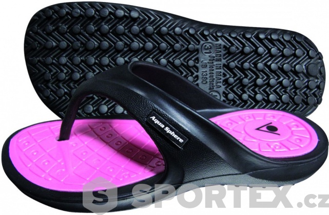 Žabky Aqua Sphere Tyre Junior Black/Pink