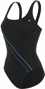 Dámské plavky Aqua Sphere Gaya Repreve Black/Light Blue Dámské plavky Aqua Sphere Gaya Repreve Black/Light Blue