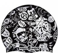 Dětská plavecká čepice Mad Wave Silicone Printed Swim Cap 78 Junior