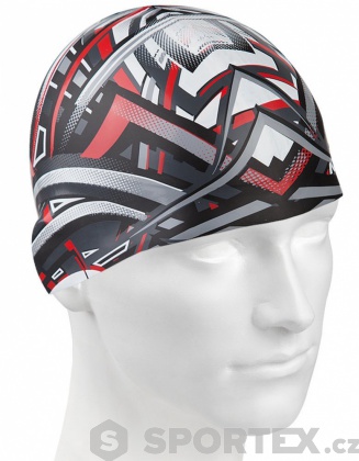 Plavecká čepice Mad Wave Stripes II Swim Cap