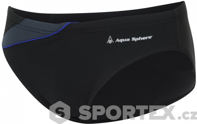 Pánské plavky Aqua Sphere Eliott Repreve Slip Black/Dark Blue