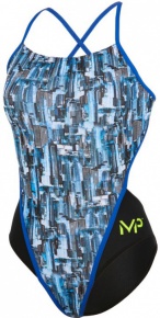 Dámské plavky Michael Phelps City Open Back Multicolor/Black