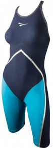 Dámské závodní plavky Finis Rival Closed Back Kneeskin Navy/Aqua