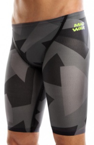 Závodní pánské plavky Mad Wave Forceshell Air Force Grey/Black Závodní pánské plavky Mad Wave Forceshell Air Force Grey/Black