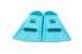 Plavecké ploutve BornToSwim Junior Short Fins Turquoise