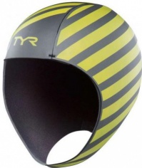 Tyr Hi-Vis Neoprene Cap Yellow/Black