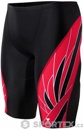 Pánské plavky Tyr Phoenix Jammer Black/Red