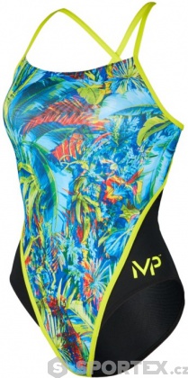 Dámské plavky Michael Phelps Oasis Racing Back Multicolor/Black