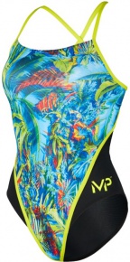 Dámské plavky Michael Phelps Oasis Racing Back Multicolor/Black