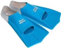 Mad Wave Short Training Fins Blue Mad Wave Short Training Fins Blue