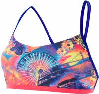 Speedo Hi Five Flash Ribbonback Top Navy/Chroma Blue/Neon Orchid/Psycho Red Speedo Hi Five Flash Ribbonback Top Navy/Chroma Blue/Neon Orchid/Psycho Red