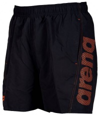 Pánské plavecké šortky Arena Fundamentals Arena Logo Boxer Asphalt/Soft Orange Pánské plavecké šortky Arena Fundamentals Arena Logo Boxer Asphalt/Soft Orange