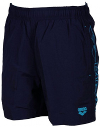 Chlapecké plavecké šortky Arena Fundamentals Embroidery Boxer Junior Navy/Turquoise Chlapecké plavecké šortky Arena Fundamentals Embroidery Boxer Junior Navy/Turquoise