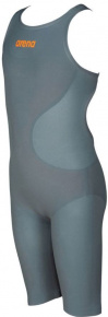 Arena Powerskin R-Evo One FBSLOB Junior Grey/Bright Orange Arena Powerskin R-Evo One FBSLOB Junior Grey/Bright Orange