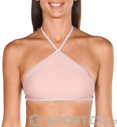 Horní díl plavek Arena High Neck Top Rose