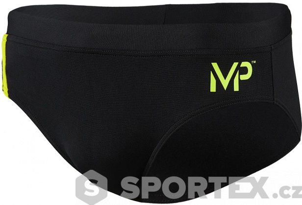 Pánské plavky Michael Phelps Arkos Brief Black/Bright Yellow