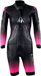 Dámský neopren na Swim Run Aqua Sphere Aquaskin Swim-Run Limitless Shorty Women Black/Pink