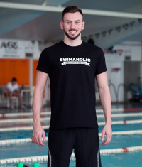 Pánské tričko Swimaholic Life Is Cool In The Pool T-Shirt Men Black