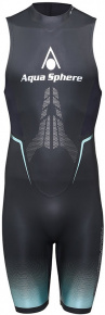 Pánský krátký plavecký neopren Aqua Sphere Aquaskin Shorty Men Black/Turquoise Pánský krátký plavecký neopren Aqua Sphere Aquaskin Shorty Men Black/Turquoise