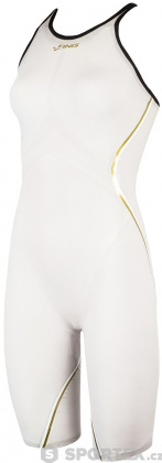 Dámské závodní plavky Finis Rival 2.0 Open Back Kneeskin White