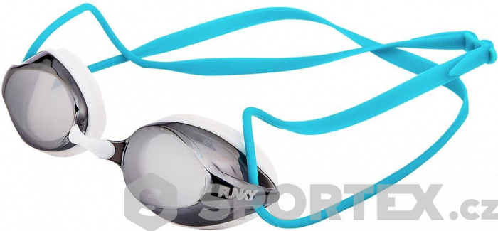 Plavecké brýle Funky White Wash Mirrored Training Machine Goggle