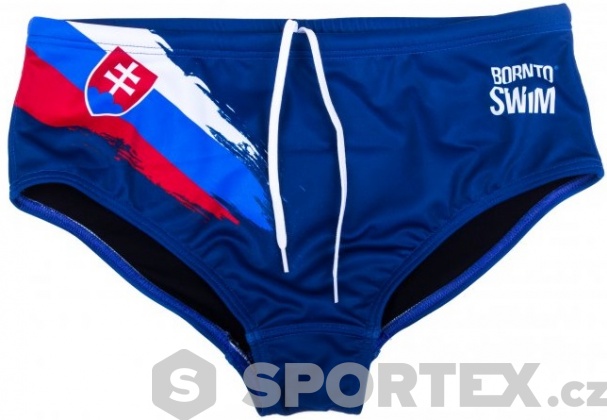 Pánské plavky BornToSwim SVK Brief Blue