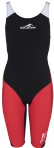 Dámské závodní plavky Aquafeel N2K Openback I-NOV Racing Black/Red Dámské závodní plavky Aquafeel N2K Openback I-NOV Racing Black/Red