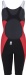Dámské závodní plavky Aquafeel N2K Openback I-NOV Racing Black/Red