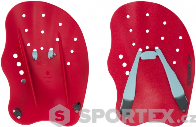 Packy na plavání Speedo Tech Paddle Lava Red/Chill Blue/Grey