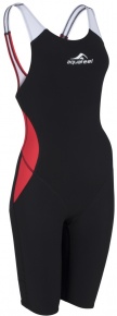 Dámské závodní plavky Aquafeel N2K Closedback I-NOV Racing Black/Red