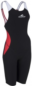 Dámské závodní plavky Aquafeel N2K Closedback I-NOV Racing Black/Red Dámské závodní plavky Aquafeel N2K Closedback I-NOV Racing Black/Red