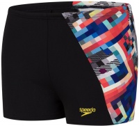 Chlapecké plavky Speedo GlitchCode Digital ALV Aquashort Boy Black/Bondi Blue/Mango/Lava Red Chlapecké plavky Speedo GlitchCode Digital ALV Aquashort Boy Black/Bondi Blue/Mango/Lava Red