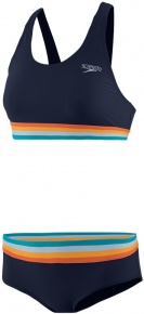 Speedo Solid U-Back 2 Piece True Navy/Orange Fizz/Mango/Sky Blue/Blue Bay Speedo Solid U-Back 2 Piece True Navy/Orange Fizz/Mango/Sky Blue/Blue Bay