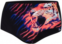 Speedo JungleBeast 16cm Placement Brief Black/Lava Red/Mango/Green Glow/White Speedo JungleBeast 16cm Placement Brief Black/Lava Red/Mango/Green Glow/White