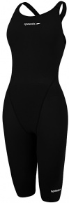 Dámské závodní plavky Speedo Fastskin LZR Racer Element Openback Kneeskin Black Dámské závodní plavky Speedo Fastskin LZR Racer Element Openback Kneeskin Black