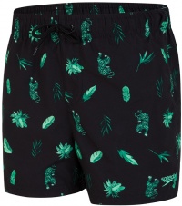 Chlapecké plavky Speedo JungleRoar Allover 13 Watershort Boy Black/Venom/Aquamint Chlapecké plavky Speedo JungleRoar Allover 13 Watershort Boy Black/Venom/Aquamint