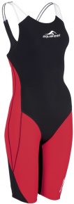 Dívčí závodní plavky Aquafeel N2K Openback I-NOV Racing Girls Black/Red