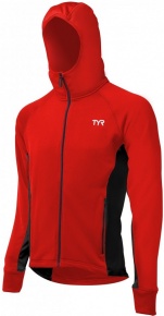 Mikina Tyr Male Victory Warm-Up Jacket Red/Black