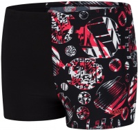 Chlapecké plavky Speedo GlitchAmp Allover 1 Leg Aquashort Boy Black/Lava Red/White Chlapecké plavky Speedo GlitchAmp Allover 1 Leg Aquashort Boy Black/Lava Red/White