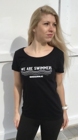 Dámské tričko Swimaholic We Are Swimmers T-Shirt Women Black