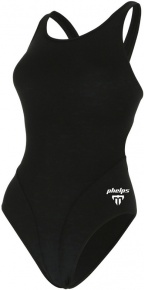 Dámské plavky Michael Phelps Solid Comp Back Black Dámské plavky Michael Phelps Solid Comp Back Black