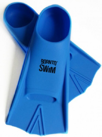 Dětské plavecké ploutve BornToSwim Junior Short Fins Blue