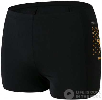 Pánské plavky Speedo Pocket Aquashort Black/Mango